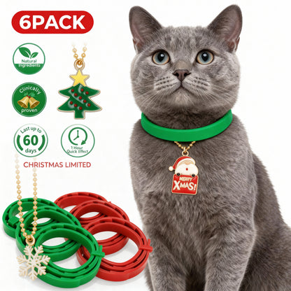 Pawfectly Calming Cat Collar – Christmas Limited Edition (6-Pack)